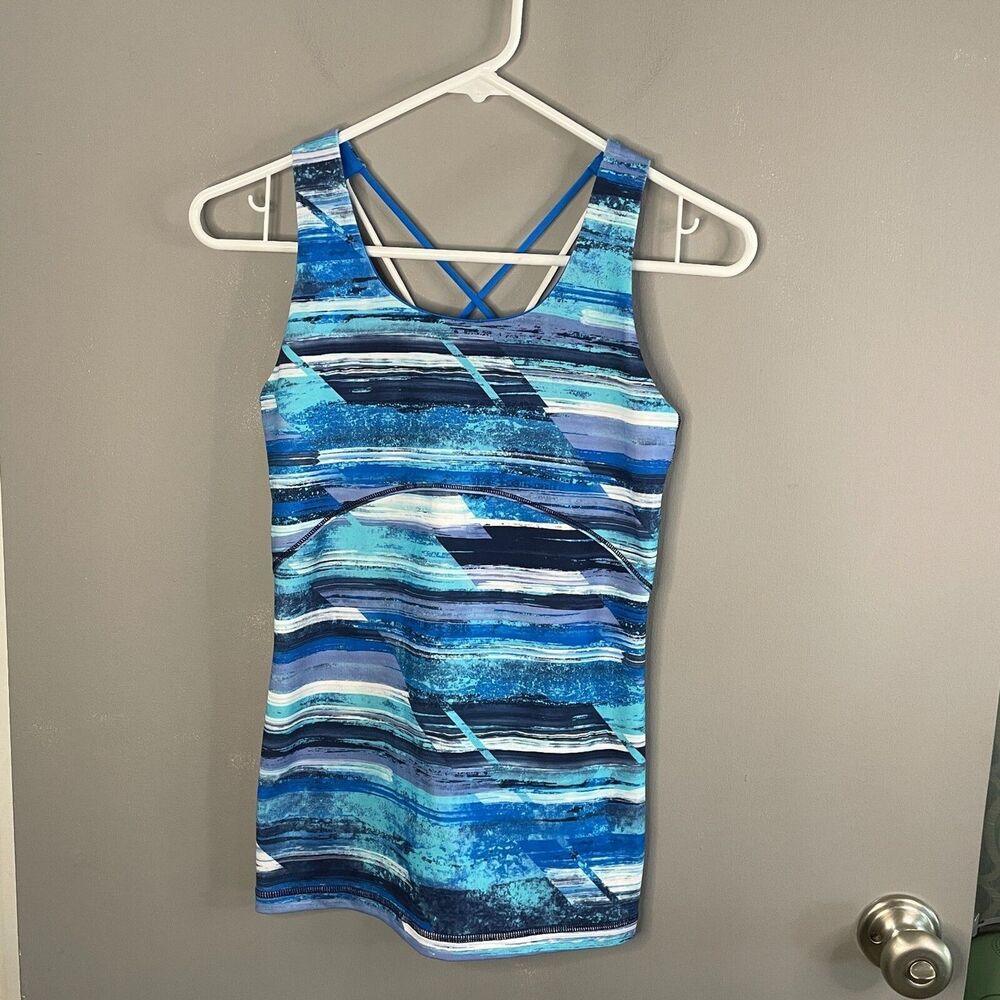 Lululemon Ivivva Girls 14 Strap Back Tank Top